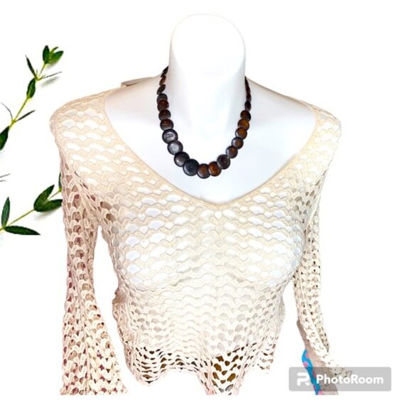 Vintage Coin Beaded Necklace - Picture 5 of 12